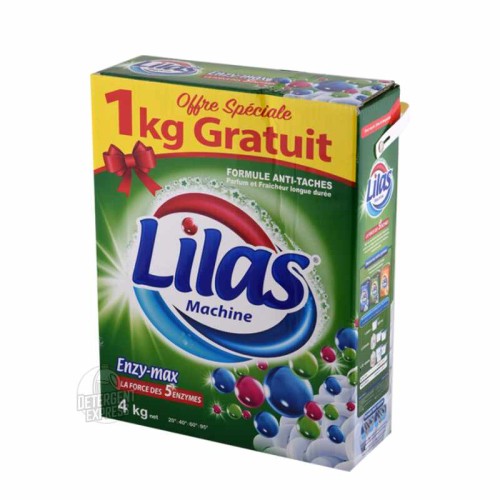 Lessive poudre machine Enzymax 4kg promo