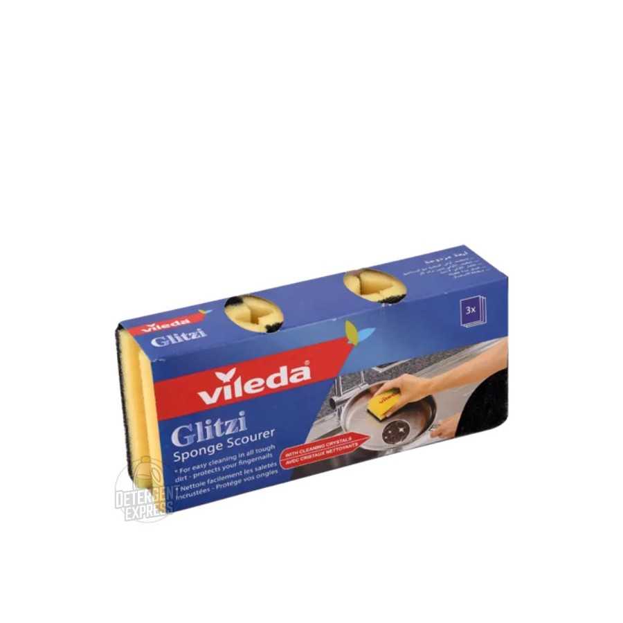 TAMPON EPONGE A RECURER GLITZI VILEDA 3PCS