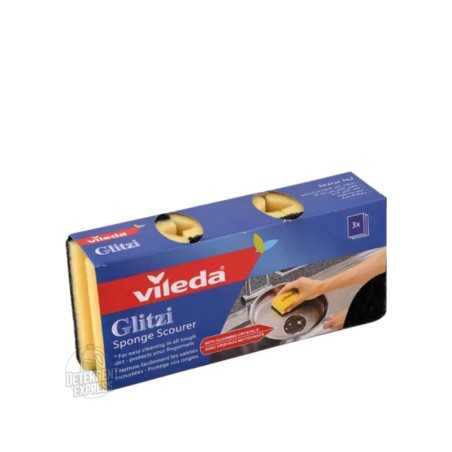 TAMPON EPONGE A RECURER GLITZI VILEDA 3PCS